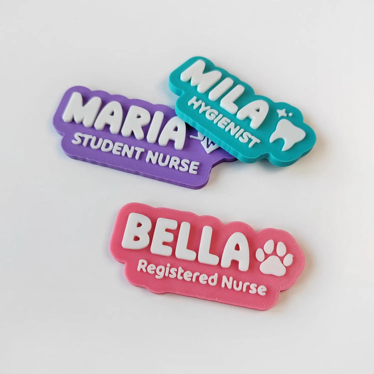 3D Printed Custom Name Badge | work badge