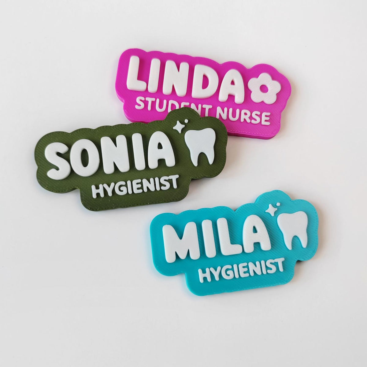 3D Printed Custom Name Badge | work badge